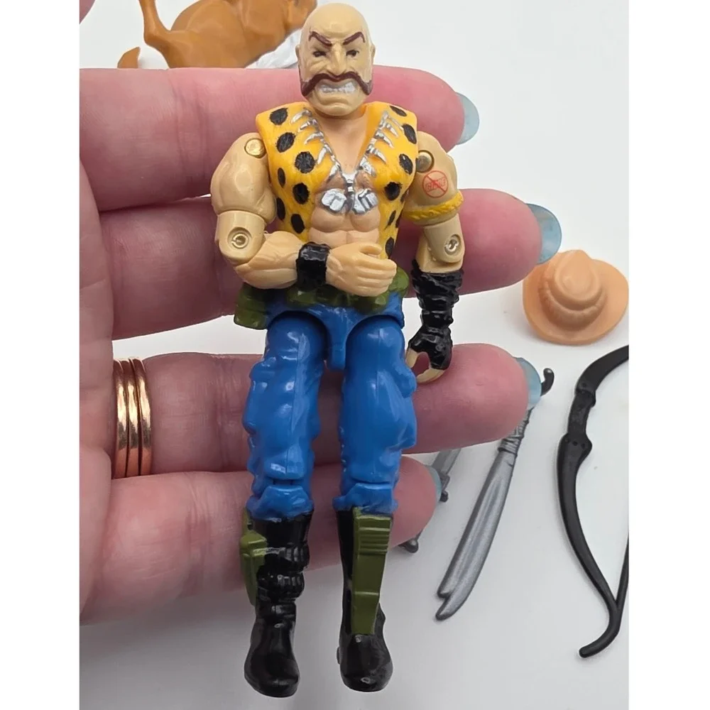 Hasbro G.I. Joe Action Figure 3.75in Multi Good 1989 Gnawgahyde Dreadnok